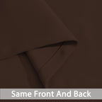 Yakamok Room Darkening Curtains 62x72 inch Long Chocolate Brown-Living Room
