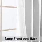 Yakamok Wide Thermal Blackout Patio Door Curtain Panel,Pure White Grommet Sliding Door Insulated Curtains, Extra Wide Curtains for Sliding Glass Door,Pure White, W52 x L84, 1 Panel