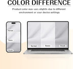 ChrisDowa Small Window Curtains for Kitchen and Bedroom - Grommet Short Thermal Insulated Room Darkening Curtains (2 Panels, Greyish White, 42 x 36 Inch)