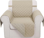 Recliner Chair Covers Reversible Sofa Cover Couch Cover for Pets Lazy Boy Furniture Protector(23''Chair,Sand/Beige)
