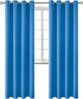 BGment Classic Blue Blackout Curtains for Living Room 84 Inch - 2 Panels