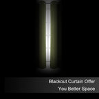 LEMOMO Blackout Curtains 52 x 45 inch/Olive Green Curtains Set of 2 Panels/Thermal Insulated Room Darkening Bedroom Curtains