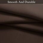 SimpleHome Ombre Gradient Brown White to Gray Curtains for Bedroom, 52Wx63L