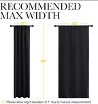 NICETOWN Halloween Kitchen Window Curtains Over Sink, Energy Smart Decoration Thermal Insulating Blackout Drapes/Draperies for RV Bunk (2 Panels, 42 inches Wide by 30 inches Long)