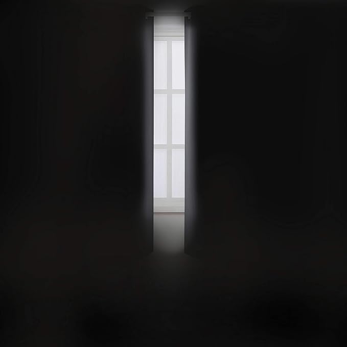 LEMOMO Grey Thermal Blackout Curtains/42 x 63 Inch/Set of 2 Panels Room Darkening Curtains for Bedroom