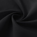 RYB HOME Blackout Curtains for Bedroom Living Room 72 inches Long, Thermal Insulated Privacy Rod Pocket Drapes for Nursery Office Home Theater, Width 34 by Length 72, Black, 2 Panels