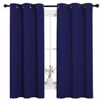 NICETOWN Grey Blackout Curtains for Bedroom 42" Wide x 63" Long 2 Panels