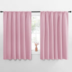 NICETOWN Blackout Curtains for Bedroom, Blackout Curtain Panels, Rouge Pink, 1 Pair, 62 by 63-inch, Window Treatment Energy Saving Thermal Insulated Solid Rod Pocket Blackout Drapes/Draperies