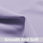 Yakamok Grommet Room Darkening Thermal Insulated Blackout Curtains Window Panels for Bedroom Width 38 Inch by Length 72Inch Lilac Two Curtain Panels