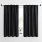 NICETOWN Black Out Curtain Panels for Kitchen - Energy Smart Decoration Thermal Insulating Blackout Drapes/Draperies for Small Window (2 Panels, 42 inches Wide by 54 inches Long)