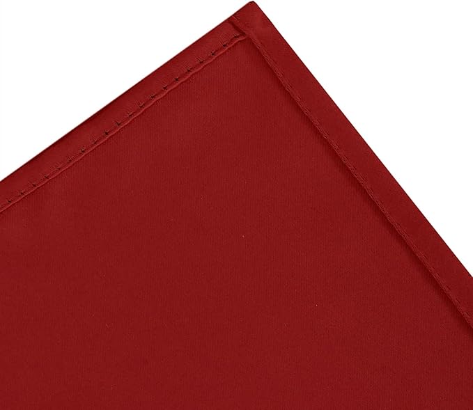 LEMOMO Blackout Curtains 52 x 120 Inch Long Red Curtains Set of 2 Panels Room Darkening Curtains for Bedroom and Living Room