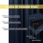 NICETOWN Complete 100% Blackout Curtain Set, Thermal Insulated & Energy Efficiency Window Draperies for Guest Room, Full Shading Panels for Shift Worker and Light Sleepers, Navy Blue, 42W x 84L, 2 Pcs