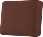 H.VERSAILTEX Super Stretch Individual Seat Cushion Covers Sofa Covers Couch Cushion Covers Slipcover Sets Thick Jacquard Textured Twill Fabric (1 Piece Chair Cushion Cover, Burnt Brick)