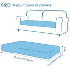 Smiry Printed Couch Cushion Covers, Stretch Couch Covers for Sofa