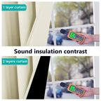 NICETOWN 100% Blackout Blinds, Set of 2, 46" x 96", Beige, Laundry Room Decor Window Treatment Curtains for Large Patio Sliding Door, Thermal Insulated Curtains for Bedroom
