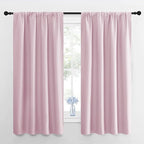NICETOWN RV Blackout Curtains for Camper Windows, Baby Pink, 29" Wide by 50" Long, 2 PCs, Short Blackout Curtains & Drapes, Thermal Insulated Blackout Curtain Panels for Kids Room, Play Room