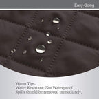 Easy-Going Sofa Slipcover Reversible Loveseat Sofa Cover Couch Cover for 2 Cushion Couch Furniture Protector with Elastic Straps for Pets Kids Dog Cat (Oversized Loveseat, Chocolate/Ivory)