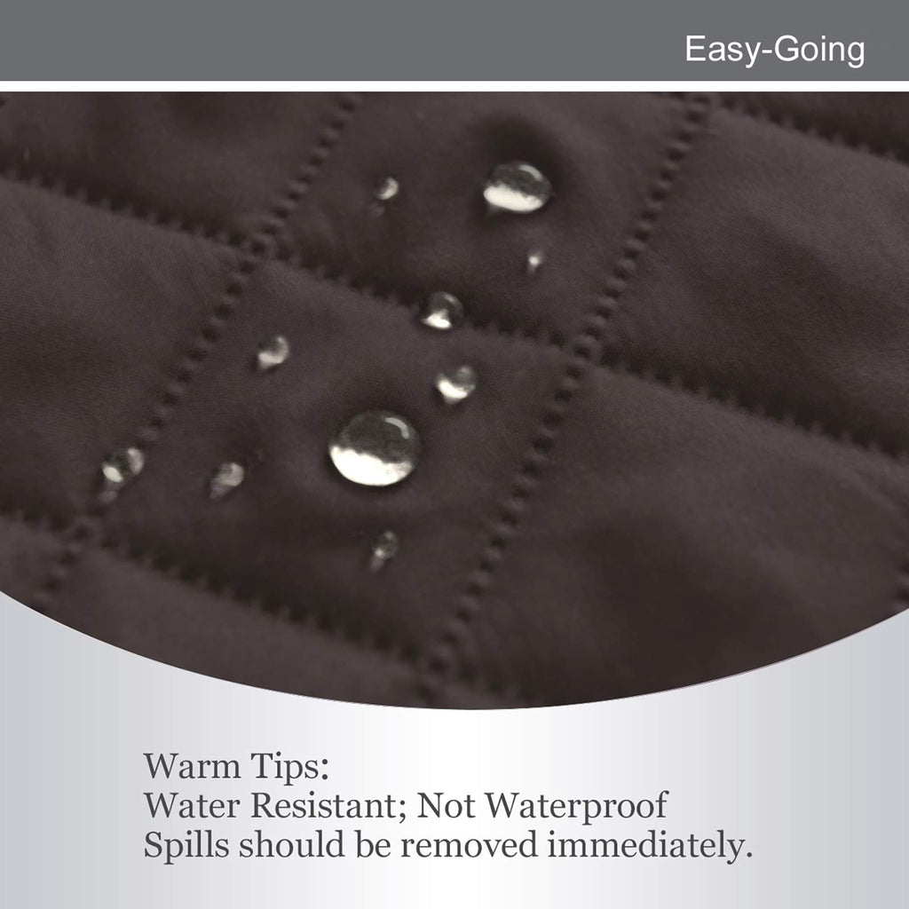 Easy-Going Reversible Couch Cover, 2 Cushion Sofa, Chocolate/Chocolate