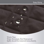 Easy-Going Reversible Couch Cover, 2 Cushion Sofa, Chocolate/Chocolate