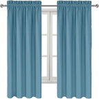 DWCN Blackout Curtains for Bedroom Living Room 42 x 63 Inch Long 2 Panels