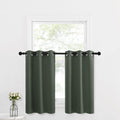NICETOWN Valances and Tiers for Bathroom Kitchen Farmhouse for Christmas