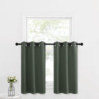 NICETOWN Valances and Tiers for Bathroom Kitchen Farmhouse for Christmas