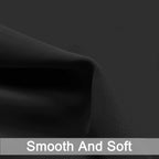 Yakamok Blackout Curtains 38x36 inch Black Thermal Drapes-Kitchen