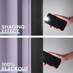 SimpleHome Lilac 100% Blackout Curtains Room Darkening Living Room 63 Inch