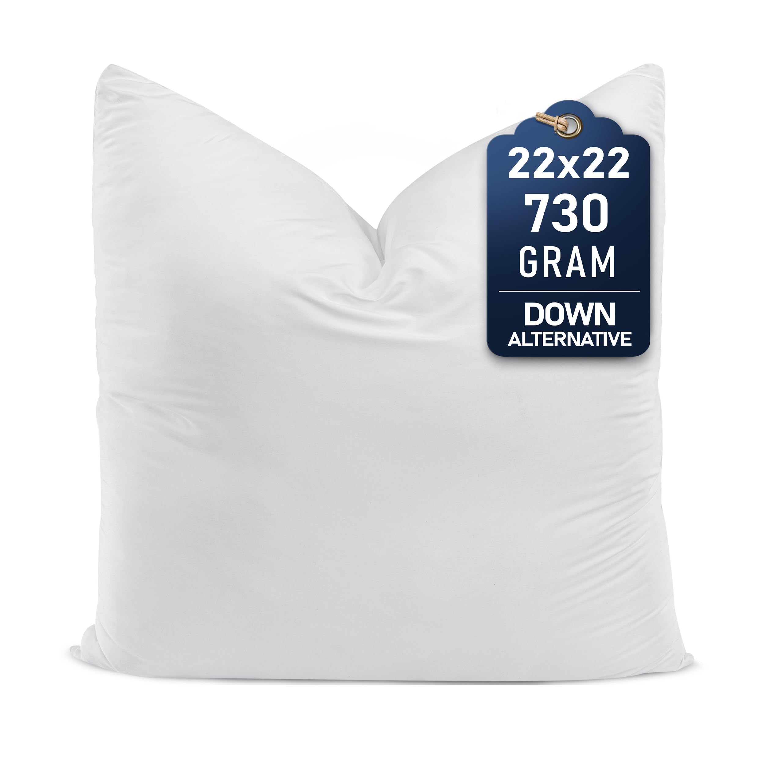 Utopia Bedding Throw Pillows, 22x22 Pillow Inserts, Pack of 1, White