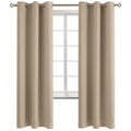 BGment Sand Room Darkening Curtains 72 Inch for Bedroom - 2 Panels