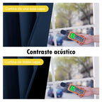 NICETOWN Complete 100% Blackout Curtain Set, Thermal Insulated & Energy Efficiency Window Draperies for Guest Room, Full Shading Panels for Shift Worker and Light Sleepers, Navy Blue, 46W x 72L, 2 Pcs