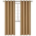 BGment Khaki Room Darkening Curtains 95 Inch for Living Room - 2 Panels