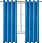 BGment Room Darkening Curtains 72 Inches Long - Grommet Thermal Insulated Drapes Window Treatment Curtains for Bedroom, 2 Panels, 52 x 72 Inch, Classic Blue
