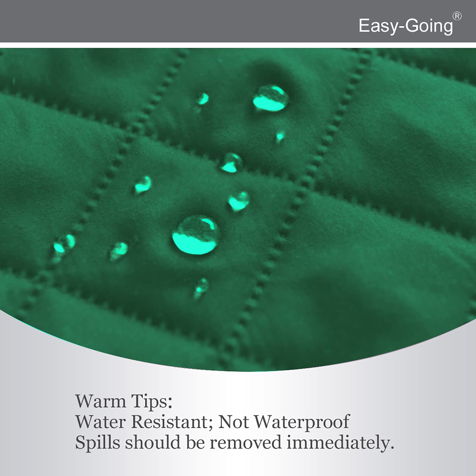 Easy-Going Reversible Couch Cover, Large Futon Sofa, Green/Christmas Red