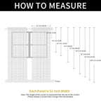 SpaceDresser Basic Rod Pocket Sheer Voile Window Curtain Panels Silver Grey 1 Pair 2 Panels 52 Width 54 Inch Long for Kitchen Bedroom Children Living Room Yard（Silver Grey, 52W x 54L）