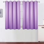 LEMOMO Blackout Curtains 66 x 54 Inch Long Lavender Curtains Set of 2 Panels Room Darkening Curtains for Bedroom and Living Room