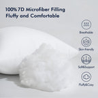 MIULEE 12x16 Inch Throw Pillow Insert for Couch Sofa Bed