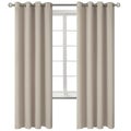 BGment Room Darkening Curtains 72 Inches Long - Grommet Thermal Insulated Drapes Window Treatment Curtains for Bedroom, 2 Panels, 52 x 72 Inch, Camel