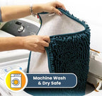 Muddy Mat® | Super Absorbent Door Mat Indoor, Microfiber Quick Dry Chenille Entryway Rug, Non-Slip Front Door Mat, Indoor Mats for Entryway, Machine Washable Pet Rug, Atlantic Blue 24"x36"