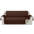 Luxshare Home Reversible Couch Cover for 3 Cushion, Sofa, Brown/Beige