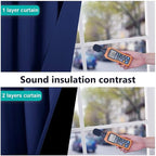NICETOWN Full Shade Curtain Panels, Pair of Energy Smart & Noise Blocking Out Blackout Drapes for Apartment Window, Thermal Insulated Guest Room Lined Window Dressing(Royal Blue, 52 x 72 inch)