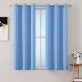 ChrisDowa Room Darkening Curtains for Bedroom and Living Room 45 Inch Long