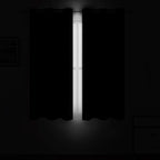 LEMOMO Black Thermal Blackout Curtains/42 x 72 Inch/Set of 2 Panels Room Darkening Curtains for Bedroom