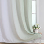 Sage Green and Greyish White Ombre Blackout Curtains for Bedroom 90 Inch