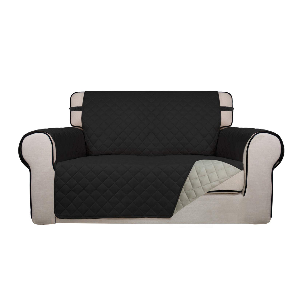 PureFit Reversible Quilted Couch Covers for Dogs Loveseat Sofa Cover 46.5”