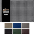 GORILLA GRIP® Ultra Absorbent Front Door Mat Outside Entrance, 47x35, Traps Dirt and Moisture, HydroABSORB Indoor Outdoor Doormat Holds Up to 6 Cups Water, Stain and Fade Resistant Welcome Mat, Grey