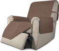 Easy-Going Reversible Couch Cover, Recliner 22 in, Brown/Brown