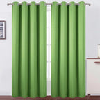 LEMOMO Blackout Curtains 52 x 90 Inch Long Light Green Curtains Set of 2 Panels Room Darkening Curtains for Bedroom and Living Room