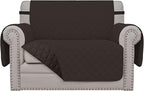 Easy-Going Oversized Chair Sofa Slipcover Reversible Sofa Cover Water Resistant Couch Cover Furniture Protector Cover with Elastic Straps for Pets Dog (Oversized Chair, Chocolate/Chocolate)