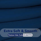 PureFit Stretch Oversized Couch Covers Fleece Sofa Slipcovers Navy